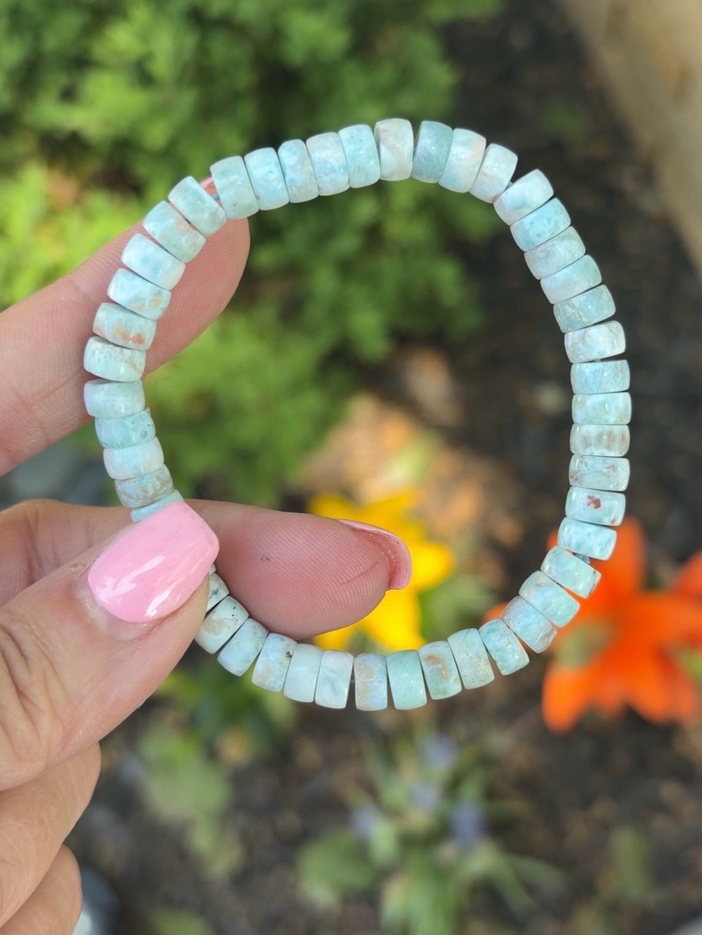 Larimer Crystal Beaded Stretch Bracelet